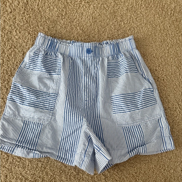 LOFT Pants - LOFT High Waist Blue Shorts Nautical Style